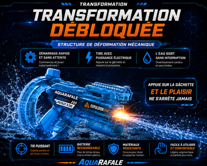 AquaRafale® Pistolet à eau électrique